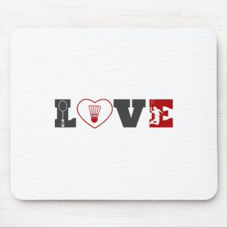 Funny Badminton Shirt Women Badminton Player 1 Mouse Mat