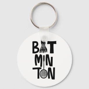 Funny Badminton Shuttle Key Ring