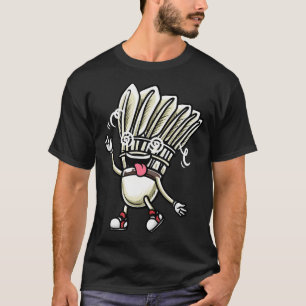 Funny Badminton Shuttlecock Player Design Men Wome T-Shirt