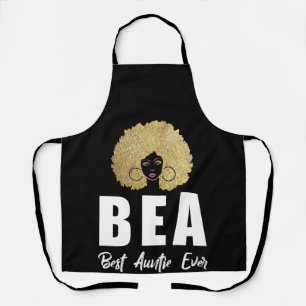 Funny BAE Best Auntie Ever Black Woman Apron