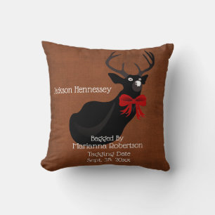 Funny Bagged Buck Fiance  Cushion