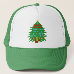 Funny Bah Humbug Christmas Poem Trucker Hat