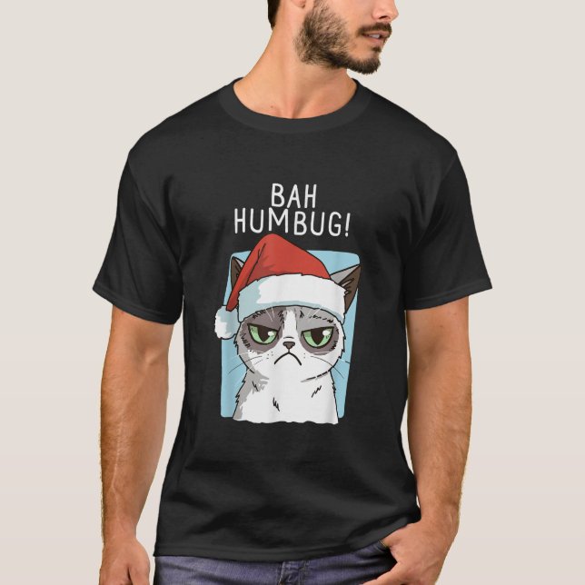 Funny Bah Humbug Holiday tee (Front)