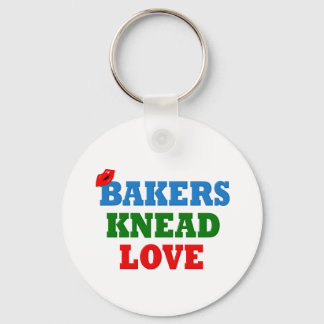 Funny Bakers Need (Knead) Love Key Ring