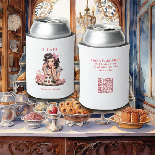 Funny Bakery Pin-Up Girl Baker Themed Cakes  Can Cooler