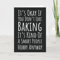 Funny Baking Cards Humor Happy Baker Humorous