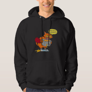 Funny Baking Cat: Task Failed Successfully Sticker Hoodie