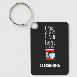 Funny Baking Key Ring