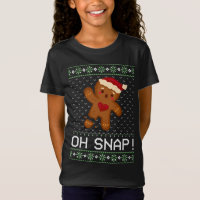 Funny Baking Oh Gingerbread Snap Ugly Christmas Gi