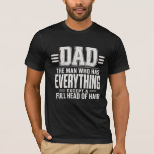 Funny Bald Dad Joke T-Shirt