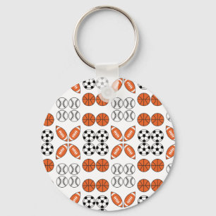 Funny Ball Pattern Key Ring