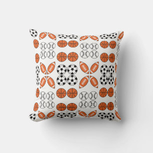 Funny Ball Pattern Throw Pillow