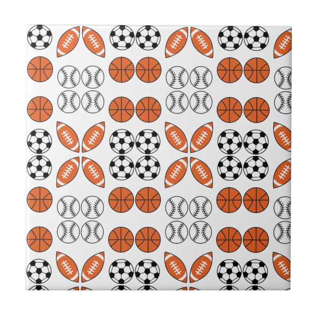 Funny Ball Pattern Tile (Front)