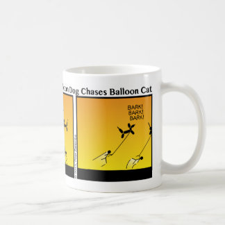 Funny Balloon Pet Chase Stickman Mug - 112