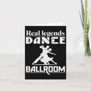 Funny Ballroom Dancing Design For Ballroom Dancer Card