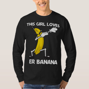 Funny Banana Art For Girls Kids Berry Fruit Smooth T-Shirt