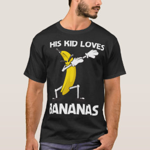 Funny Banana Art For Kids Boys Berry Fruit Smoothi T-Shirt