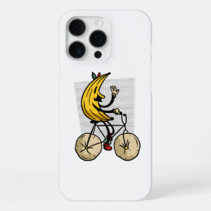 Funny Banana Biker Cartoon Design iPhone 16 Pro Max Case