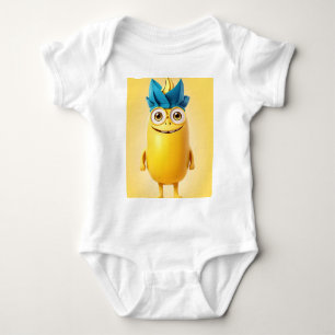 Funny banana character baby bodysuit