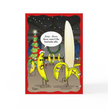Funny Banana Christmas Cards | Holiday Greeting