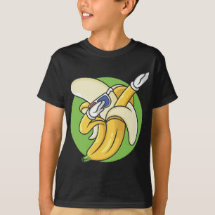 Funny Banana Dabbing Dancing Cute Fruit Vegan Love T-Shirt