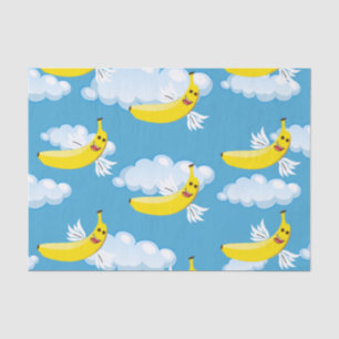Funny Banana Fruit Lover Gifts Food Humour Emojis Tissue Paper