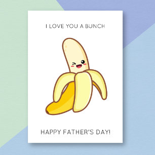 Funny Banana Fruit Pun Father's Day Card