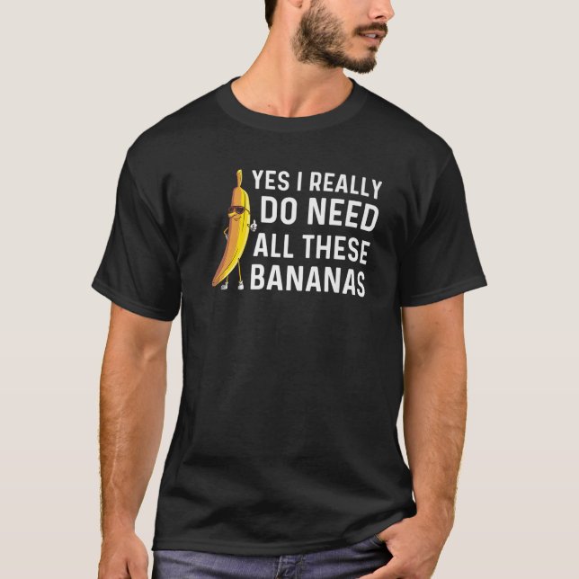 Funny Banana Gift Men Women Fruit Eater Lover Heal T-Shirt (Front)