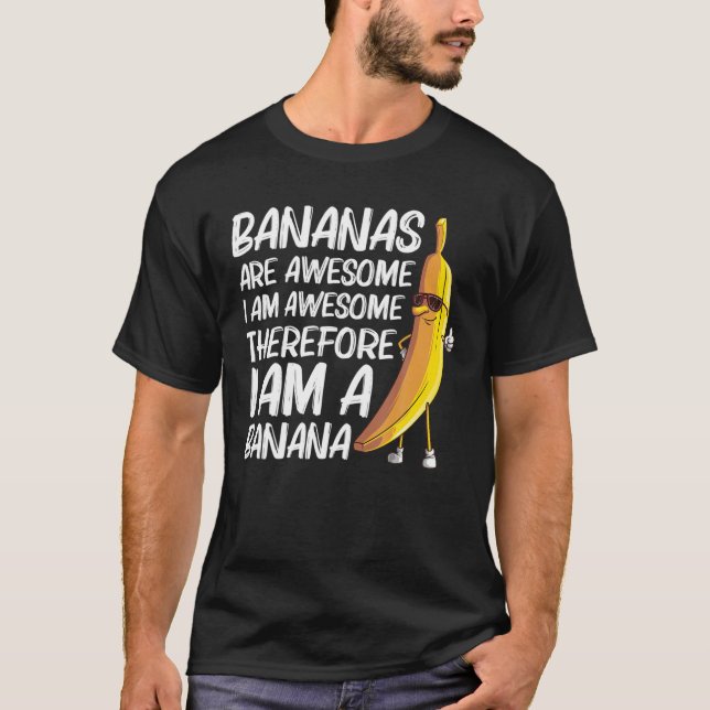 Funny Banana Gift Men Women Fruit Eater Lover Heal T-Shirt (Front)