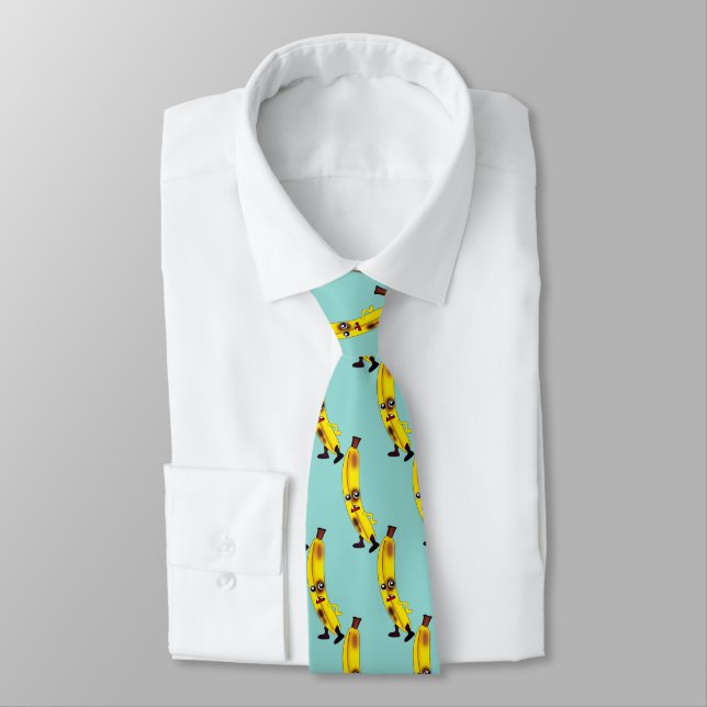 Funny Banana Guy looking mad on your colour choice Tie (Tied)