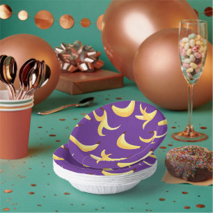 Funny Banana Party custom kit modern and editable Paper Plate