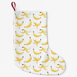 Funny Banana Party custom kit modern and editable Small Christmas Stocking