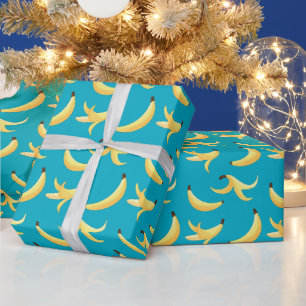 Funny Banana Party custom kit modern and editable Wrapping Paper