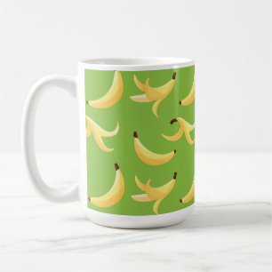 Funny Banana Party pattern colourful - editable Coffee Mug