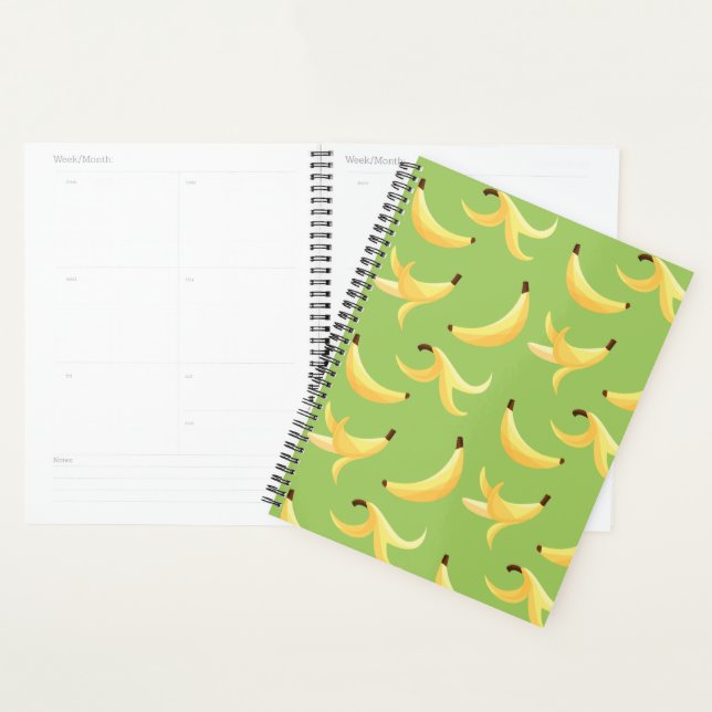Funny Banana Party pattern colourful - editable Planner (Display)