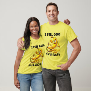 Funny banana peel word art T-Shirt
