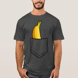 Funny Banana Pocket Cool Summer Great Vegan Gift T-Shirt