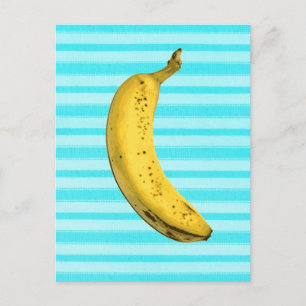 Funny banana postcard