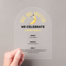 Funny Banana Pun Party pattern colourful - editabl