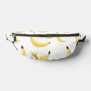 Funny Banana Pun Party pattern colourful - editabl Bum Bags
