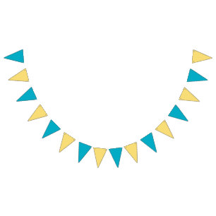 Funny Banana Pun Party pattern colourful - editabl Bunting