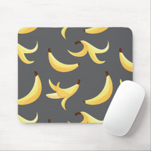 Funny Banana Pun Party pattern colourful - editabl Mouse Mat