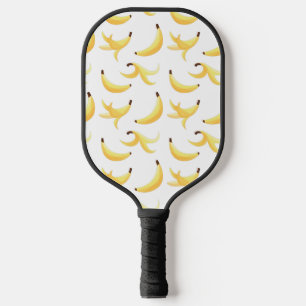 Funny Banana Pun Party pattern colourful - editabl Pickleball Paddle