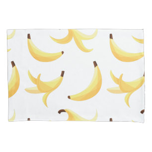 Funny Banana Pun Party pattern colourful - editabl Pillowcase