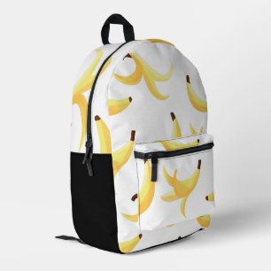 Funny Banana Pun Party pattern colourful - editabl Printed Backpack