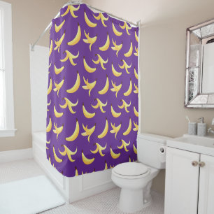 Funny Banana Pun Party pattern colourful - editabl Shower Curtain
