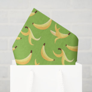 Funny Banana Pun Party pattern colourful - editabl Tissue Paper