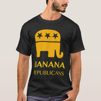Funny Banana Republicans Political  T-Shirt