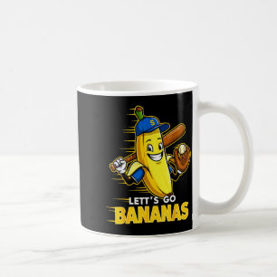 Funny Banana Shirts Gift Fruit Lovers Boys Lets Go Coffee Mug