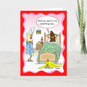 Funny Banana Valentine's Day Card - Custom Cards